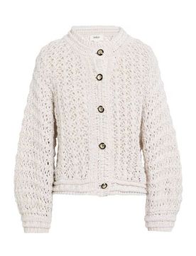 Strickjacke Damen Elfenbein 0,1,3 Damen