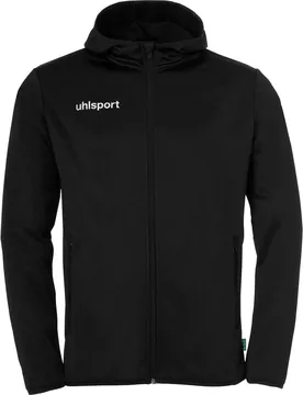 Essential Fleece Fußballjacke, schwarz 3XL