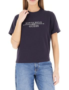 T-shirt con logo BLU NAVY M