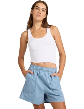 Pantalón corto vaquero para mujer Stay Wavy Mid - Roxy - FashionsVida