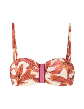 Bikiní top bandeau para mujer naranja 38D