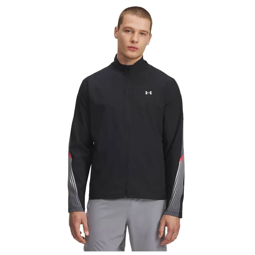 Giacca Velociti Storm Black / Reflective L - Under armour - FashionsVida