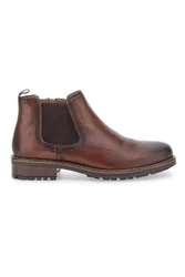 Scarpa Stringata Alta In Vera Pelle Marrone 2412 41