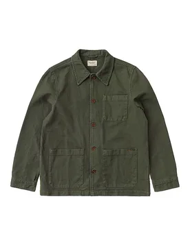 Sobrecamisa Barney verde S - Nudie Jeans - FashionsVida