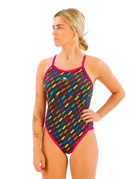 Fiesta Swimsuit Black / Multi L Women - TURBO - FashionsVida