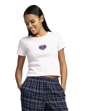 T-shirt à Manches Courtes Heart Wreath Mini Front Rose Quartz S