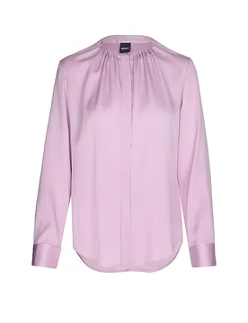 Blusa de seda BANORAH rosa 36 - BOSS - FashionsVida