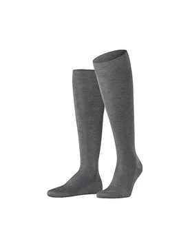 Stutzen TIAGO steel melange grau 45/46 herren - Falke - FashionsVida