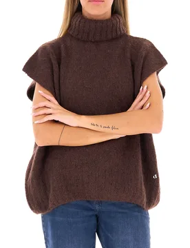 Maglione misto mohair MARRONE S - Dixie - FashionsVida