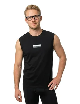 T-shirt Sans Manches Mmks02220-fa100144 Black 2XL