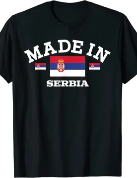 Made In Serbia Serbian Flag Men T-Shirt Short Sleeve Casual 100% Cotton O-Neck Summer Tshirt - Aliexpress - FashionsVida