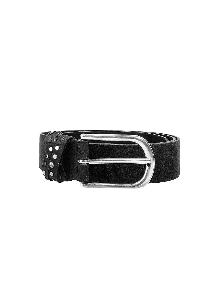 Brax Cinturón de cuero negro 85 - Brax - FashionsVida