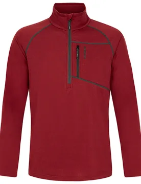 Sweat à Demi-zip Rekody Velvet Red L - Protest - FashionsVida
