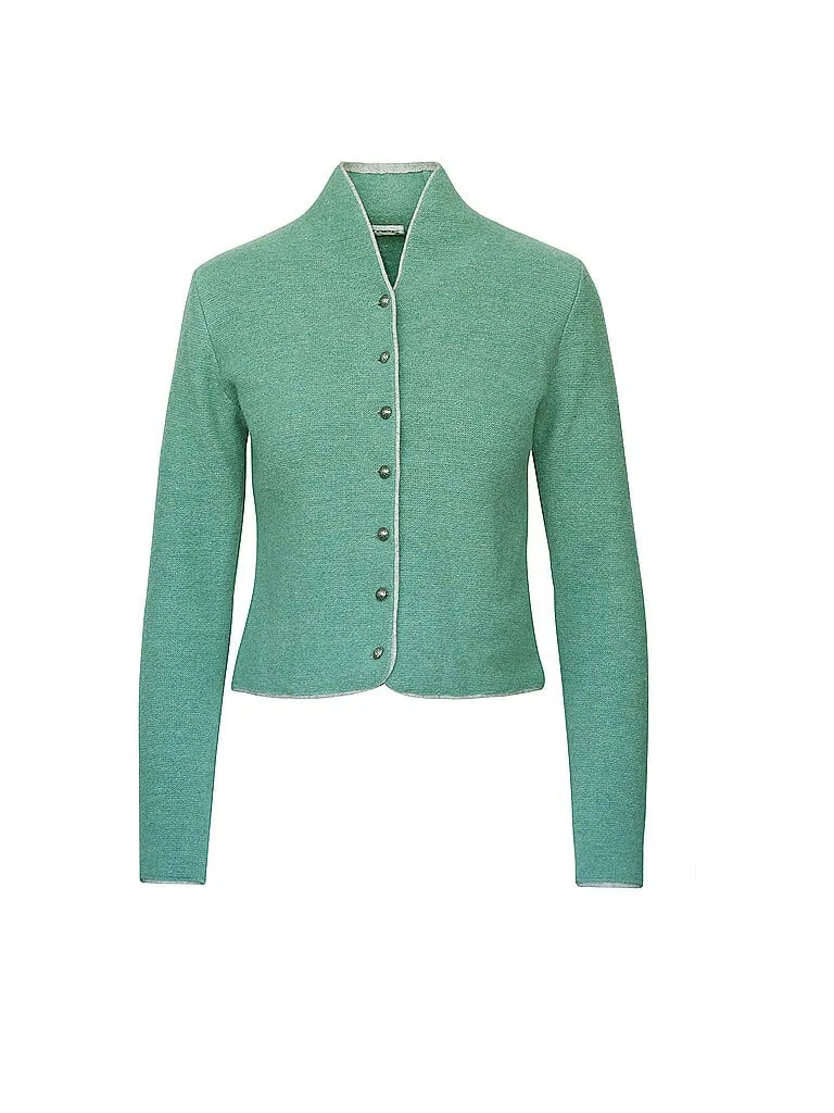 Trachtenstrickjacke DORIKA grün XXL damen - Stapf - FashionsVida