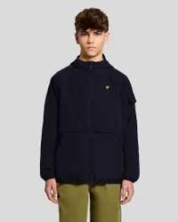 Kids Hooded Windbreaker Jacket in Dark Navy