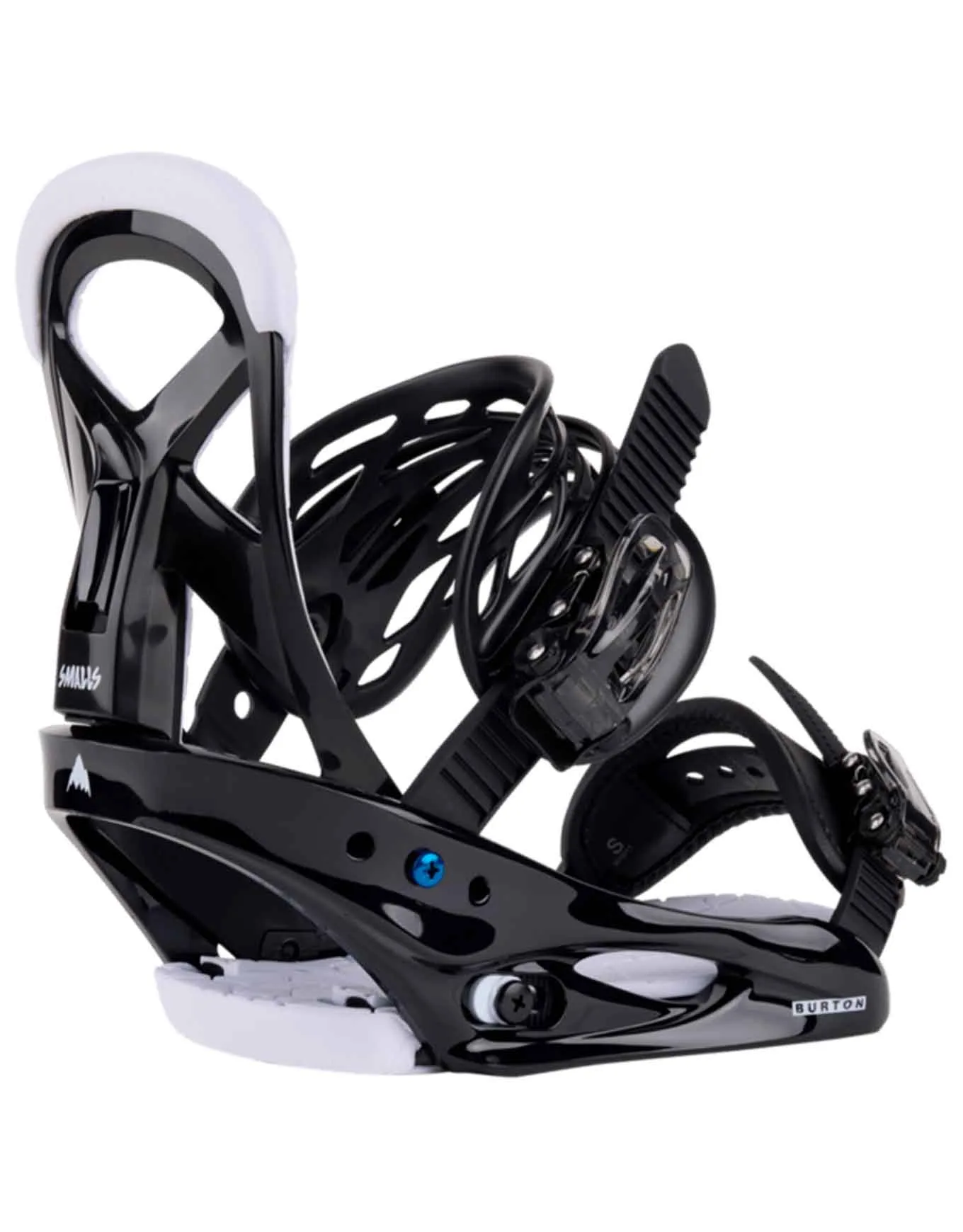 Fixations de snowboard all mountain - Smalls Black Black - Taille L - Noir - Burton - FashionsVida