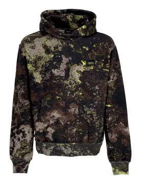 Felpa Cappuccio Uomo Leshen Dark Chemical Hoodie Dark Camo - DOLLY NOIRE - FashionsVida