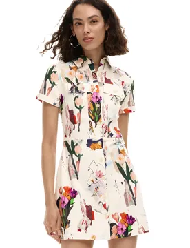 Desigual Damen Kleid Beige 509515