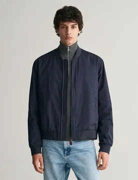 Giacca Bomber Light Evening Blue S - Gant - FashionsVida