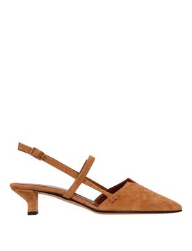 Slingback con tacco in suede