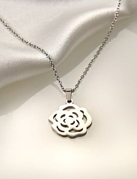 Kette mit Anhänger "Rose" nickelfrei