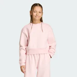 FELPA BOXY CREW 9-10A Sandy Pink Mel