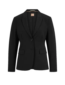 Blazer Regular Fit JULEAH negro 42 - BOSS - FashionsVida
