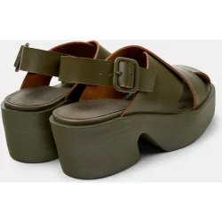 Sandalias de tacón de mujer Billie de piel