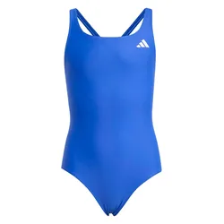 V-back Swimsuit Semi Lucid Blue 9-10 Years Girls