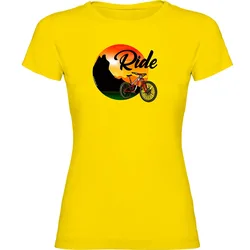 Maglietta A Maniche Corte Ride Yellow