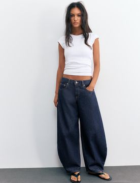 Jeans Barrel Vita Bassa