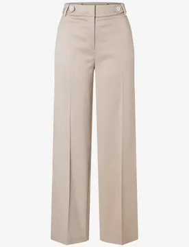 Soft Piqué Wide Leg Pants female