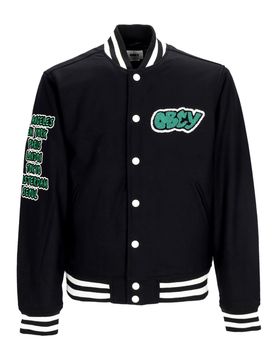 Giubbotto College Uomo Roll Call Varsity Jacket Surf Blue