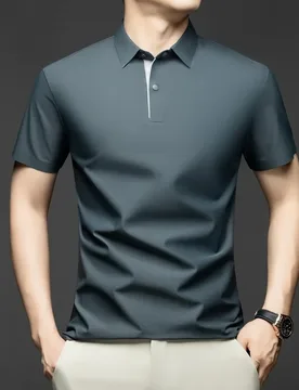 Men s Polo Shirts Tshirt Short Sleeve Multi Color Plain Design Business Casual Top Versatile - Aliexpress - FashionsVida