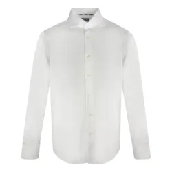 Mens Plain Long Sleeved White Shirt - Size 3xl