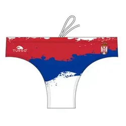 Srbja Waterpolo Swimming Brief red / navy 7-8 Years Boys