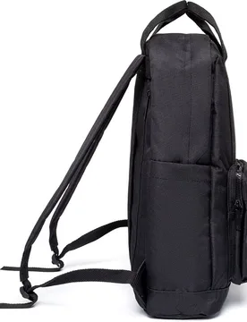 Mochila de silueta clásica con asas de algodón - Lefrik - FashionsVida