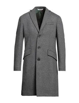 Mantel Herren Grau 48 Herren - BOTTEGA MARTINESE - FashionsVida