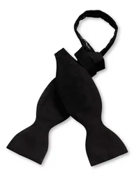 Pure Silk Tie Black male