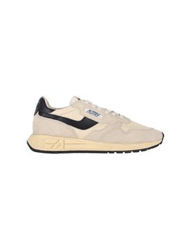 Autumn-Inspired Suede & Nylon Low-Top Sneakers