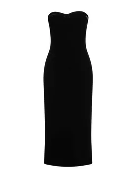Vestido midi Mujer Negro L,XS Mujer - Sportmax - FashionsVida