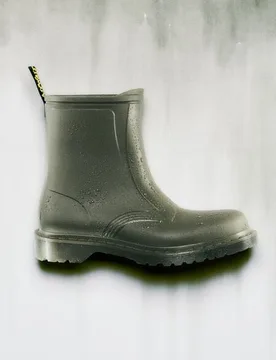 Gummistiefel - 1460 Rain -DMs Olive PVC - EU36 bis EU46 - Größe EU38 - oliv - Unisex - unisex - Dr. martens - FashionsVida
