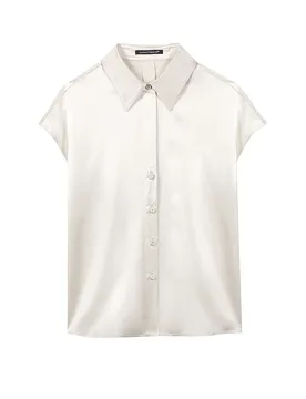 Luisa Cerano Top de seda crema 40 - Luisa Cerano - FashionsVida