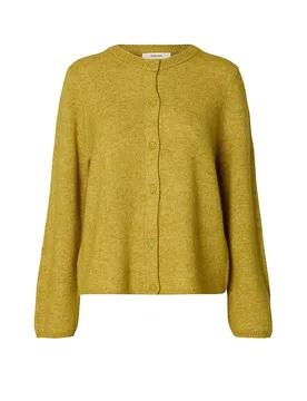 Cárdigan SLWLULU mostaza XS - Selected Femme - FashionsVida