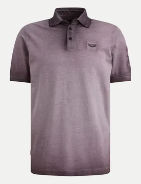 Hemd mit Polokragen pique Grau L - PME Legend - FashionsVida