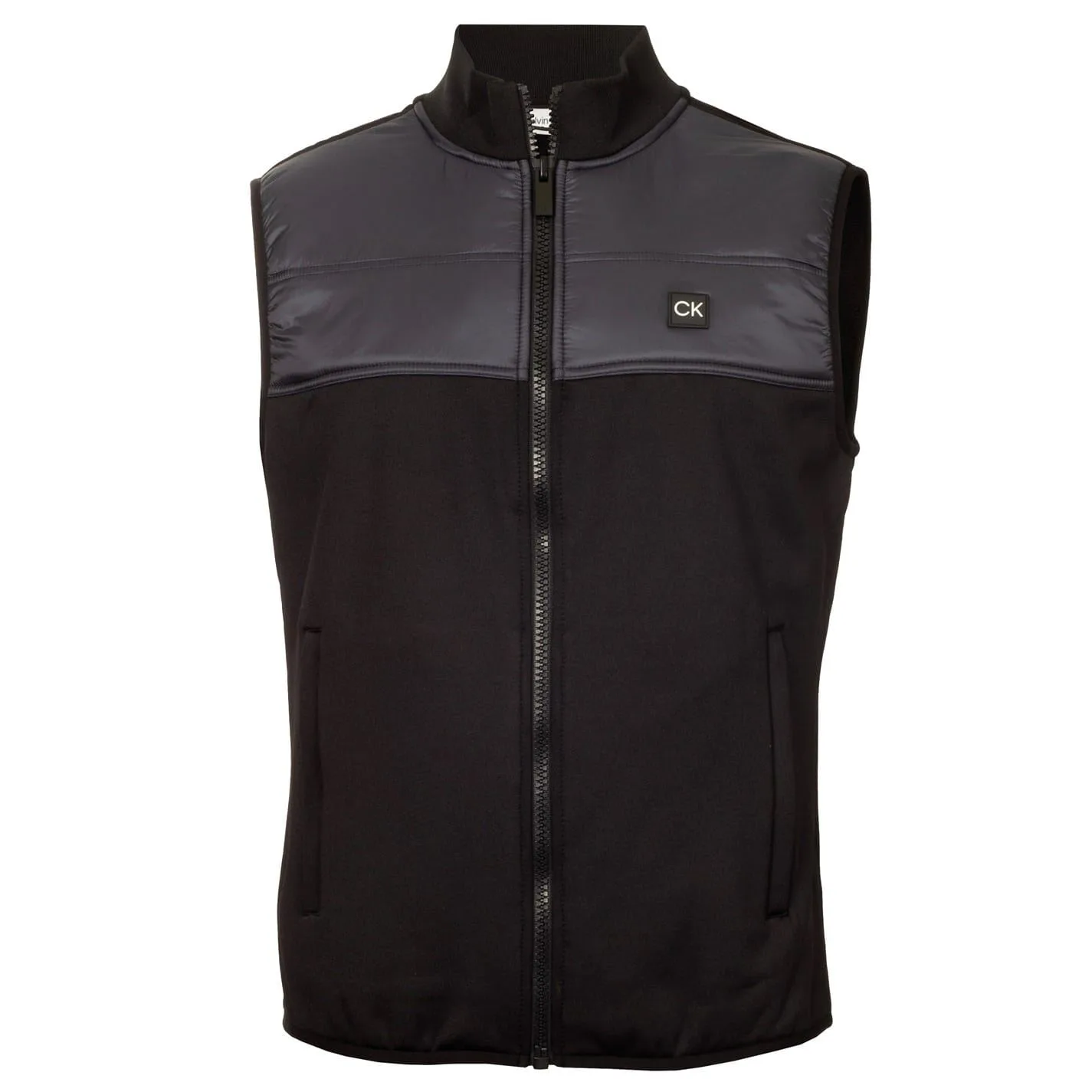 Mens G Cb Hyd Gilet In Black - Size Small - Calvin Klein Golf - FashionsVida