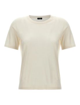 Kiton T-shirt in cashmere di seta