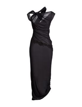 Midi-Kleid Damen Schwarz 34,36 Damen
