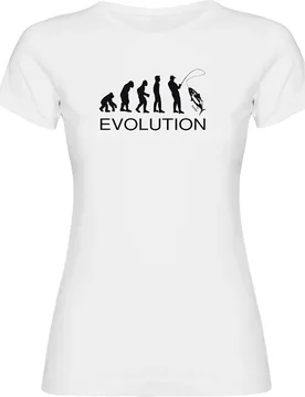 Evolution By Anglers Short Sleeve T-shirt White M Women - Kruskis - FashionsVida