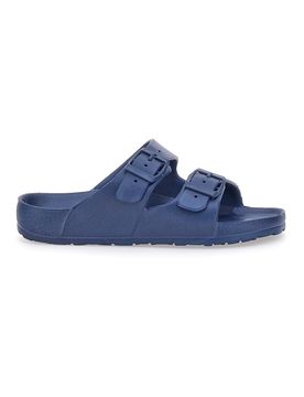 Ciabatte Blu Con Doppia Fibbia 726 41